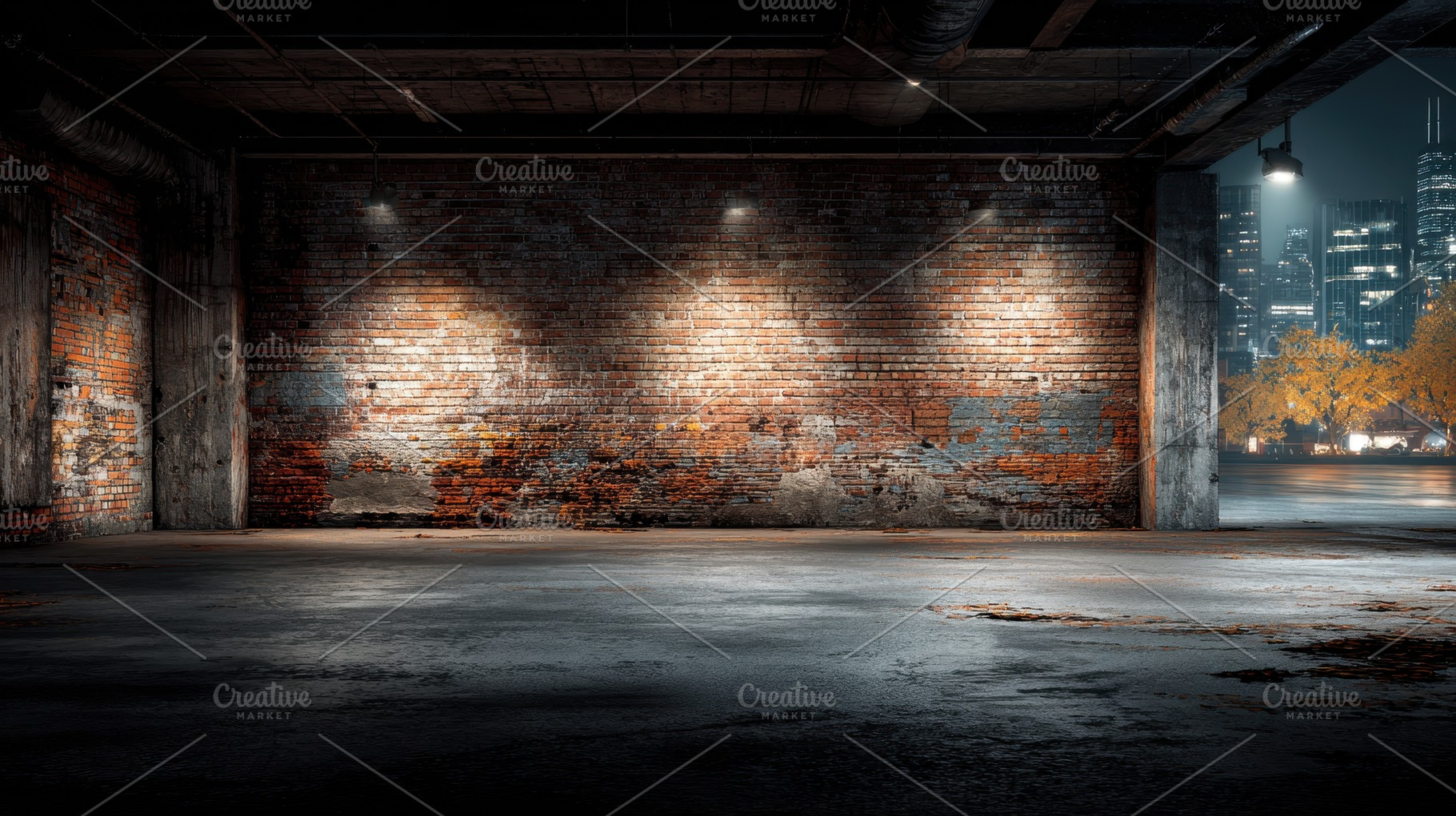 Urban industrial space with empty, an Architecture Photo by Pavel_design