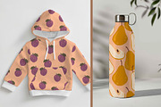 Orchard fruit vector patterns, a Pattern Graphic by Carpet Tapete Pretzel (Thumbnail 14 of 17)