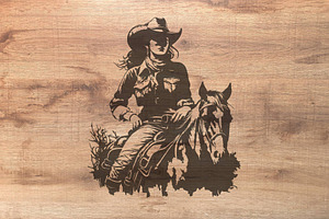 7 Design Western Cowgirl