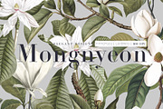 Mongnyeon, Luxury Magnolia Print!, a Pattern Graphic by Pink Linen (Thumbnail 1 of 10)