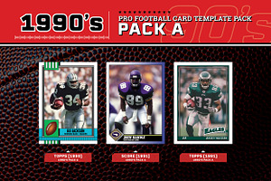 Pro Football Card Templates