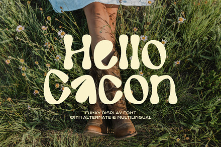 Hello Cacon - Groovy Funky Font