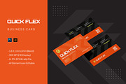Quick Flex - Business Card, a Business Card Template by StreaksideStd (Thumbnail 1 of 3)