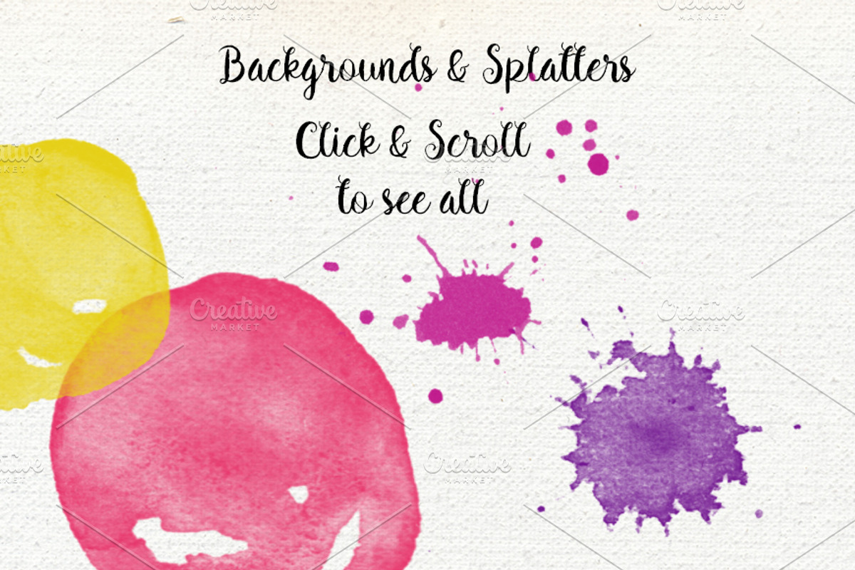 Watercolor Floral Garden PS Brushes preview 6