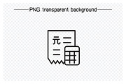 Renminbi Yuan Money Icons Set, an Outline Icon by Designfour (Thumbnail 5 of 7)