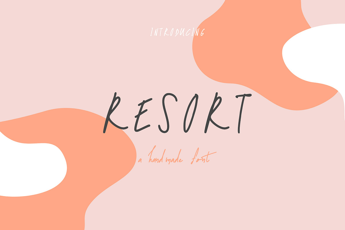 Resort font, a Script Font by dxxb studio