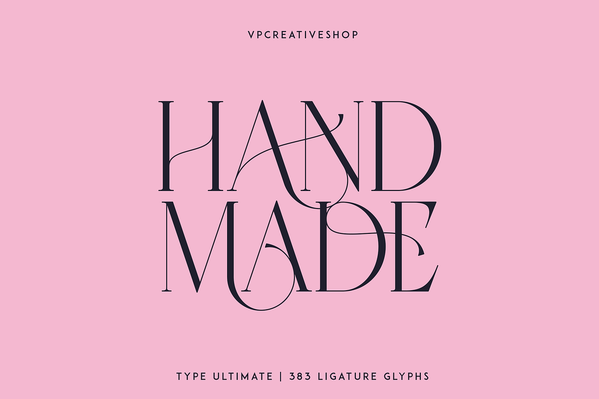 Type Ultimate - serif logo font, a Serif Font by VP Fonts (Photo 7 of 24)