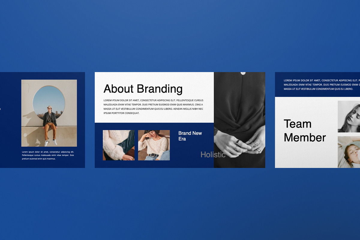 HOLISTIC Google Slide Template, a Presentation Template by Portocraft