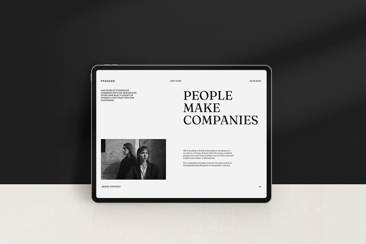FRANCES / Brand Strategy, a Brochure Template by Studio Dara (Photo 16 of 19)