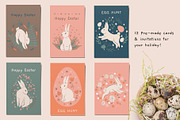 Easter bunny clipart, an Object Illustration by svetlatek (Thumbnail 5 of 9)