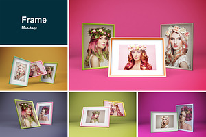 Frame Mockup, a Print Template by Qaleb Studio