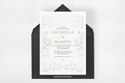 Elegant Floral Wedding Suite, an Invitation Template by Azka Creative (Thumbnail 2 of 5)
