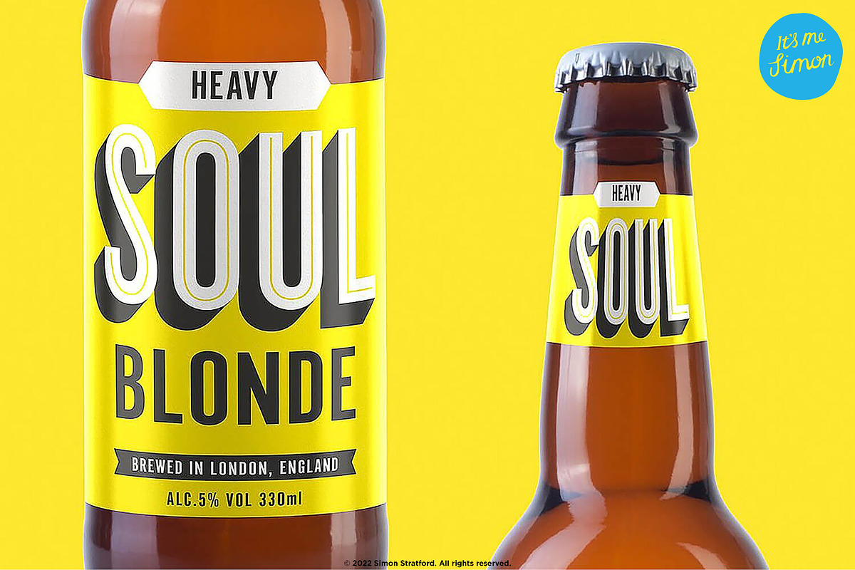 Beer bottle mockup, a Packaging Mockup by Itsmesimon (Photo 2 of 6)