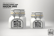 Hinged Swing Top Metal Jars Mockup, a Product Mockup by INCDesign (Thumbnail 3 of 7)