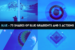 BLUE - 75 Gradients & 5 Actions