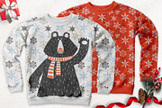MERRY & BRIGHT - Christmas Set, a Seasonal Illustration by PicByKate (Thumbnail 5 of 11)