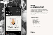 AERIS / Aesthetic Social Media Kit, a Social Media Template by Studio Dara (Thumbnail 4 of 17)