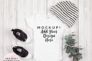 Onesie Mockup Bundle, Boy Bodysuit, an Apparel Mockup by SUBLIME Styled Stock (Thumbnail 5 of 13)