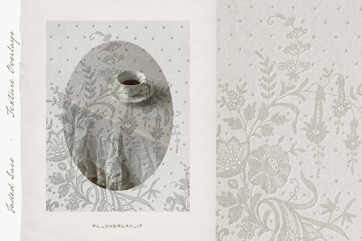 Faded Lace Texture Overlays, a Texture Graphic by alonahaidash (Photo 3 of 22)