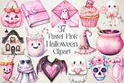 Pastel Pink Halloween Png Clipart, an Illustration by DreamPrint404 (Thumbnail 1 of 5)