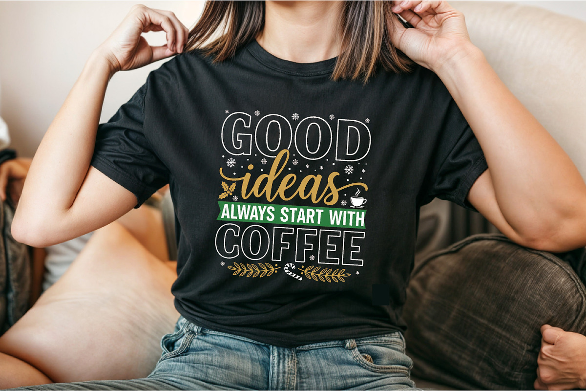 Christmas Coffee Quotes Bundle, an Illustration by RobertsArt (Photo 4 of 15)
