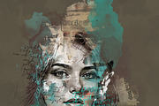 Mixed media art photo effect, an Action Add-On by MRI STUDIO (Thumbnail 11 of 19)