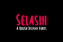 Selasih - Brushstroke Font
