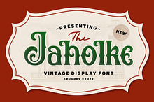 Jaholke - Decorative Vintage Font