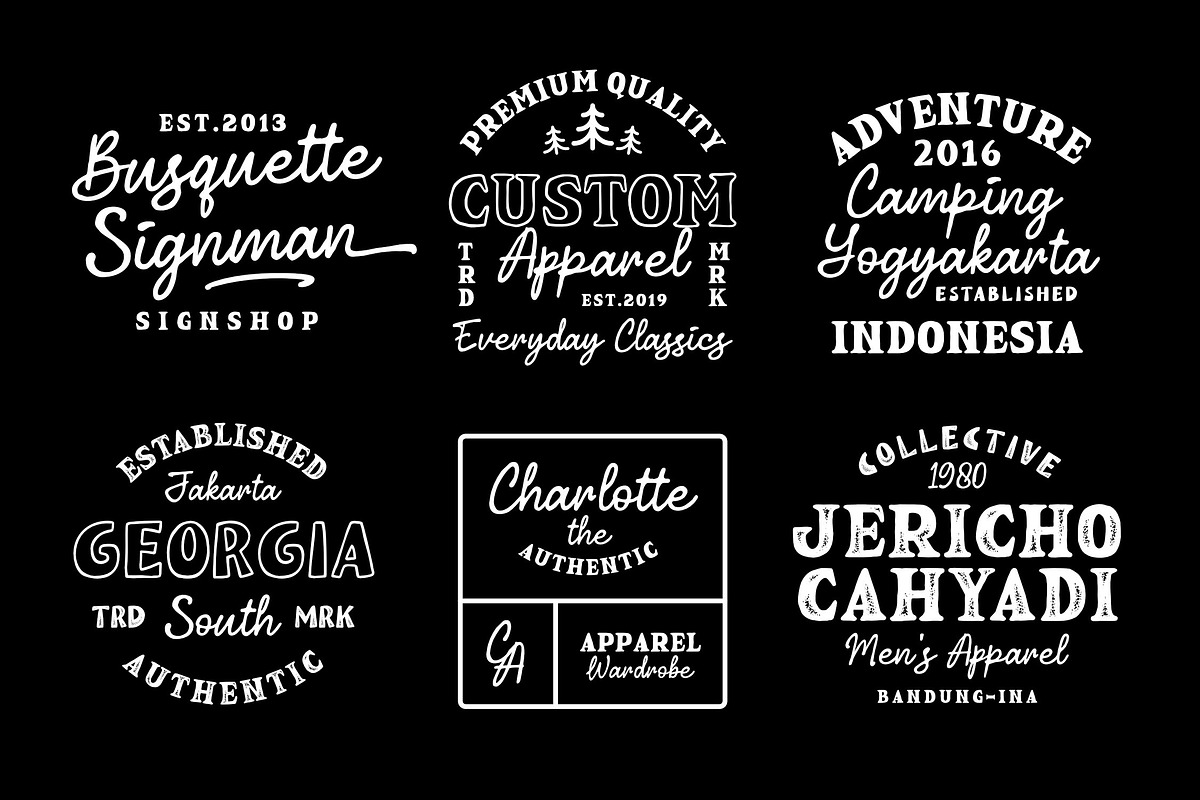 Nolton Vintage - Font Family, a Handwritten Font by Grezline Studio (Photo 9 of 12)