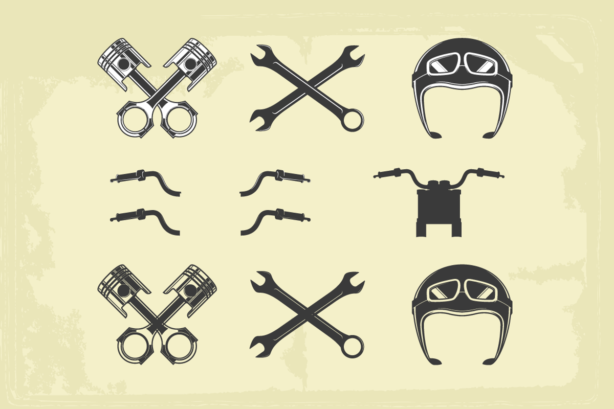 Vintage Motorcycle Badge Vol. 01, a Branding & Logo Template by Dikas Studio (Photo 5 of 5)