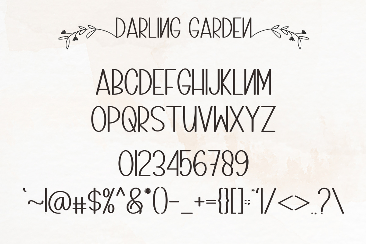 Darling Garden | Font Duo, a Script Font by Rotterlab Studio (Photo 10 of 11)