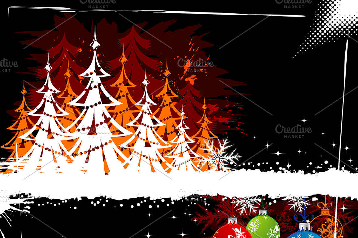 Christmas and New Year Backgrounds, a Decorative Illustration by TAlex (Photo 5 of 7)