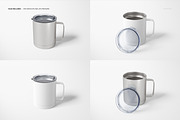 10oz Stainless Coffee Cup Mockup Set, a Cups & Container Mockup by creatsy5 (Thumbnail 2 of 10)