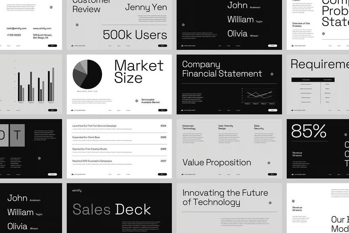 Minimalist Sales Deck GSlides,PPoint, a Presentation Template by Fit-tee (Photo 2 of 2)