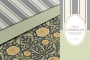 Arts & Crafts Floral Pattern Navy, a Pattern Graphic by Eclectic Anthology (Thumbnail 6 of 10)