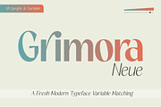 Grimora Neue, a Sans Serif Font by Black Studio (Thumbnail 1 of 12)