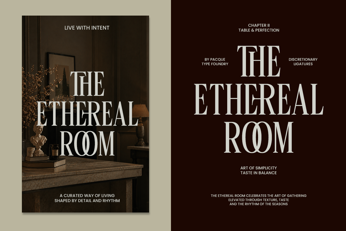 Luxury Ligature Serif Font - Linneva, a Serif Font by Say Studio (Photo 5 of 10)