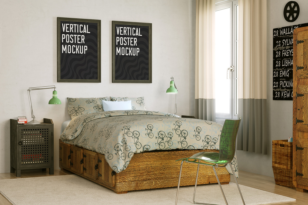 Natural Frame Mockup Set, an Advertising Mockup by PSD Market (Photo 10 of 13)