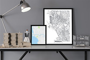 5 maps of Southeast Asia cities, an Education Illustration by MaximGertsen (Thumbnail 10 of 10)