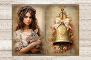 Victorian Easter Junk Journal, a Person Illustration by GlamArtZhanna (Thumbnail 7 of 10)