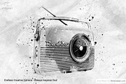 Tech Sketch Art Photoshop Mock-ups, an Action Add-On by SlideSalad (Thumbnail 16 of 27)