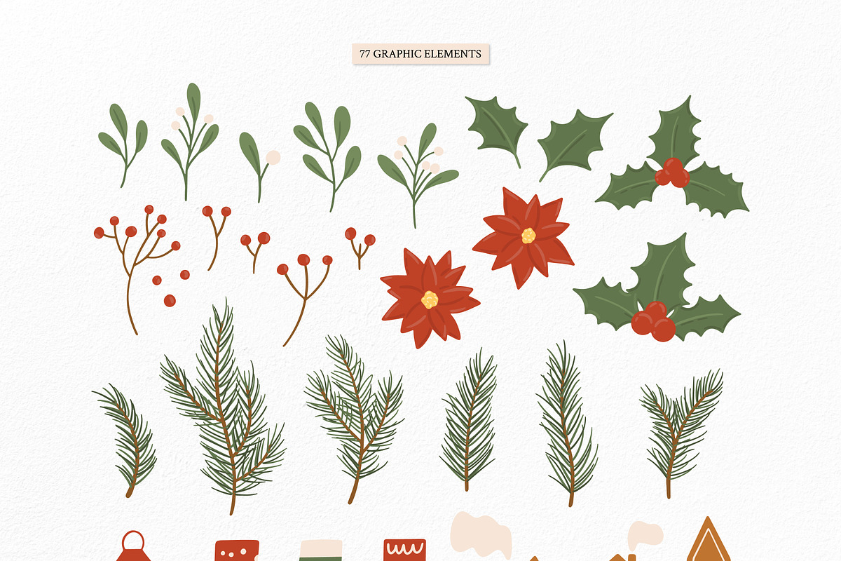 Winter Holiday - Christmas Set, a Pattern Graphic by simpleblues (Photo 8 of 9)