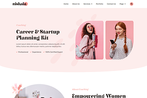 Feminine Business Elementor Template