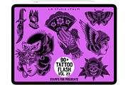 Tattoo Flash Vol. 23 - Stamp Set, a Brush Add-On by LA Studio Sthlm (Thumbnail 1 of 6)