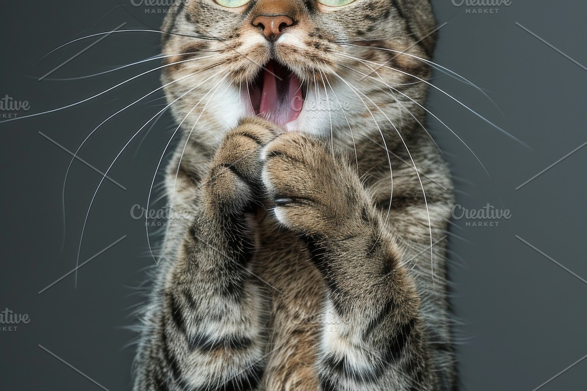 236 surprised animals, an Animal Photo by Handmadefont (Photo 28 of 241)