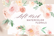 Soft Blush Floral Watercolor Set, an Illustration by One and Only Paper (Thumbnail 1 of 7)