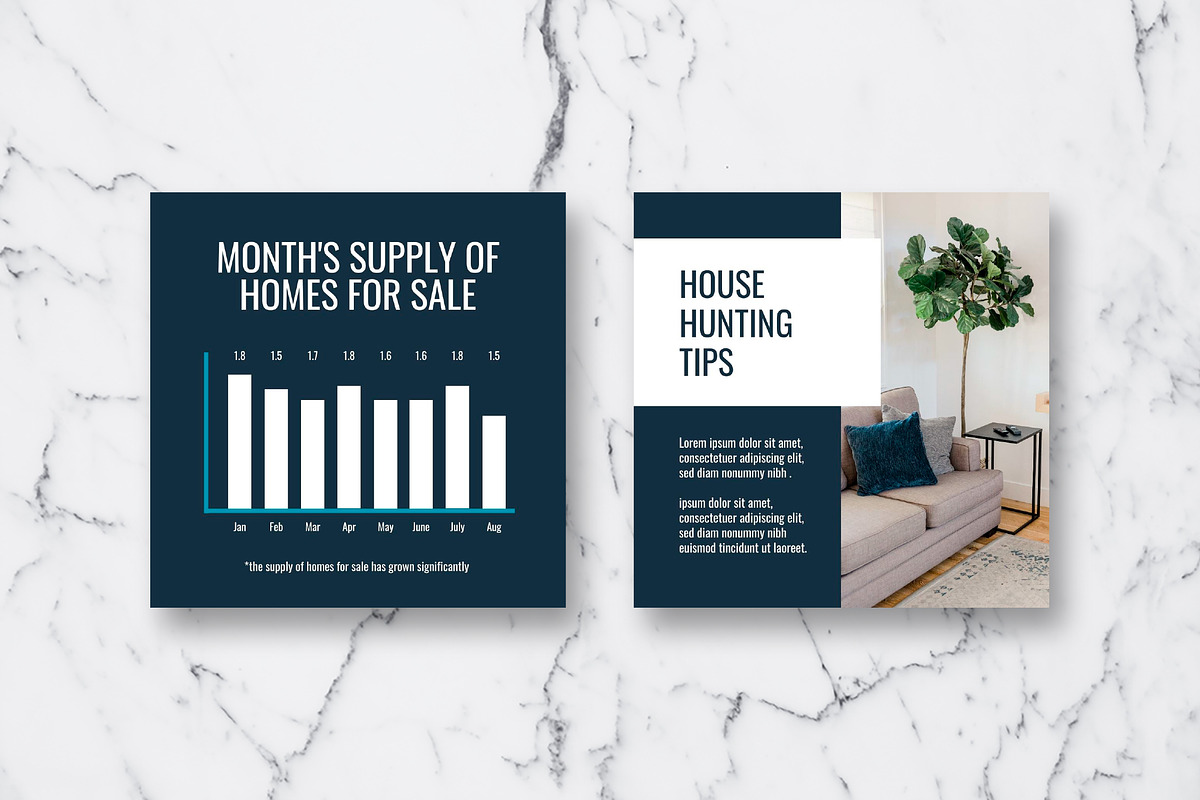 Real Estate Instagram Template Canva, a Social Media Template by Design District (Photo 9 of 39)