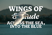 Adelora Flint – Retro Display Font, a Script Font by Creacy Studio (Thumbnail 5 of 9)