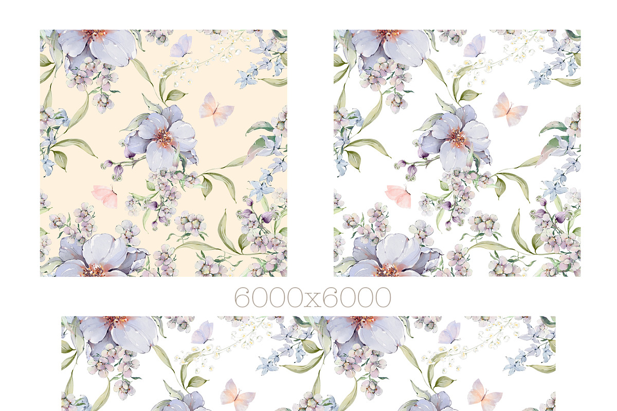 Watercolor flowers botanical bundle, a Decorative Illustration by Edith’s World (Photo 11 of 15)