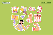 Women's Day Feminist Collection, an Object Graphic by semenova.sense (Thumbnail 6 of 11)